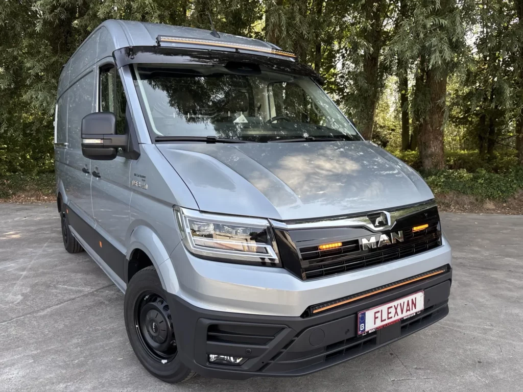 Door Flexvan ingerichte bestelwagen, voorbeeld van een realisatie voor Bestelwagen inrichten voor tuinaanleg en hoveniers